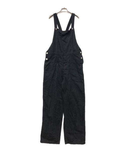 KIJI（キジ）KIJI (キジ) オーバーオール ブラック サイズ:4の古着・服飾アイテム