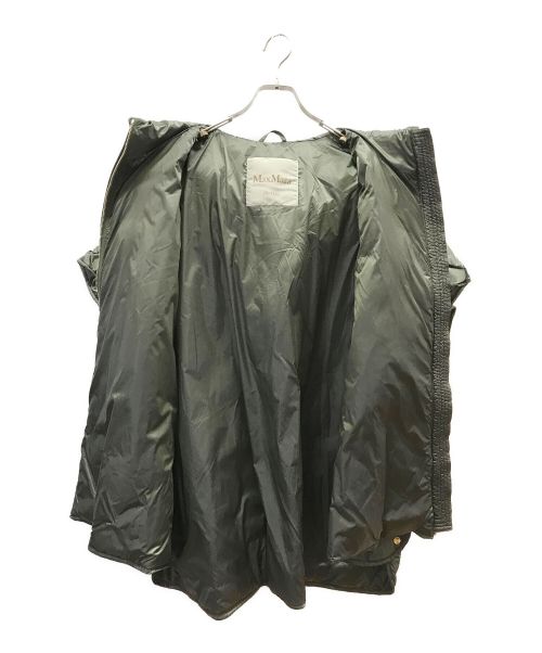 MaxMara THE CUBE（マックスマーラ ザ キューブ）MaxMara THE CUBE (マックスマーラ ザ キューブ) テクニカルキャンバスフーディケープ グリーン サイズ:Sの古着・服飾アイテム