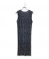 PLEATS PLEASE (プリーツプリーズ) プリーツノースリーブワンピース ネイビー サイズ:XL：24000円
