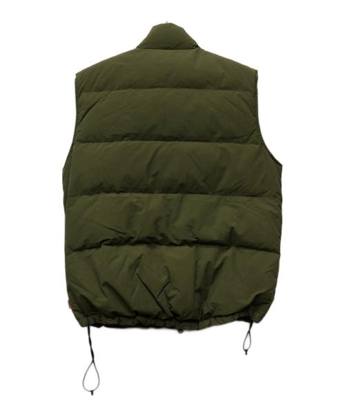 stussy（ステューシー）stussy (ステューシー) ダウンベスト グリーン サイズ:Lの古着・服飾アイテム