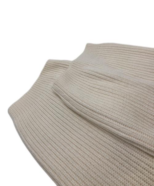 GALERIE VIE（ギャルリーヴィー）GALERIE VIE (ギャルリーヴィー) コットンシルク ハーフジッププルオーバー ホワイト サイズ:Sの古着・服飾アイテム