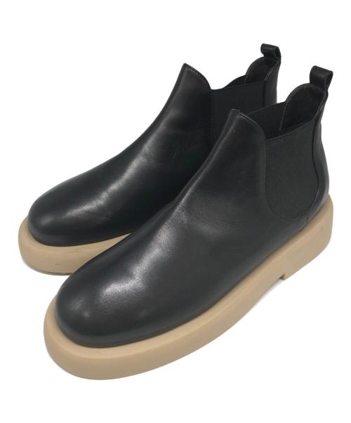 marsell（マルセル）marsell (マルセル) サイドゴアブーツ ブラック サイズ:38の古着・服飾アイテム
