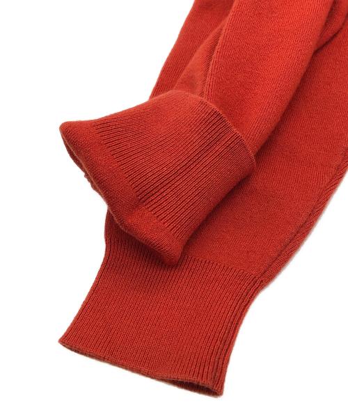 CABAN（キャバン）CABaN (キャバン) コットンカシミヤ クロップドモックネックプルオーバー オレンジ サイズ:下記参照の古着・服飾アイテム