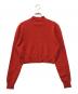 CABaN (キャバン) コットンカシミヤ クロップドモックネックプルオーバー オレンジ サイズ:下記参照：7000円