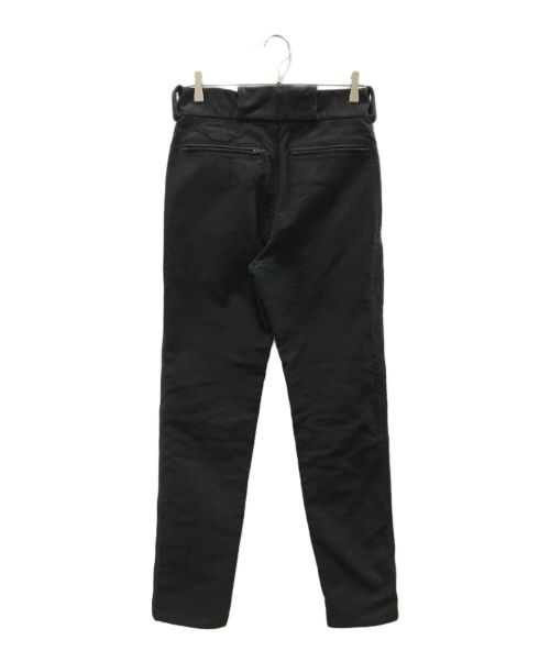 COMOLI（コモリ）COMOLI (コモリ) モールスキン ライダーパンツ ブラック サイズ:2の古着・服飾アイテム