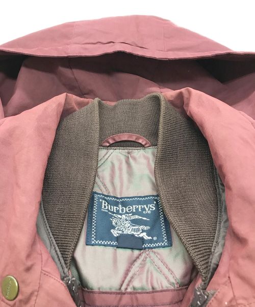 Burberry's（バーバリーズ）Burberry's (バーバリーズ) ジップアップジャケット レッド サイズ:Mの古着・服飾アイテム