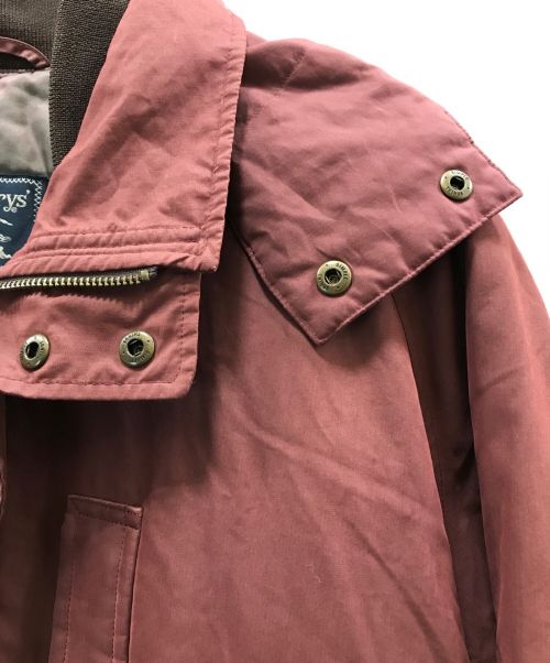 Burberry's（バーバリーズ）Burberry's (バーバリーズ) ジップアップジャケット レッド サイズ:Mの古着・服飾アイテム