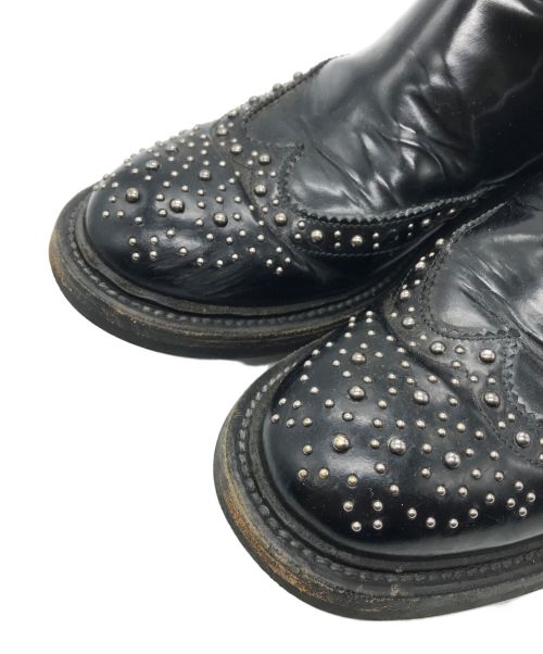 CHURCH'S（チャーチ）CHURCH'S (チャーチ) AURAスタッズウィングチップブーツ ブラウン サイズ:37の古着・服飾アイテム