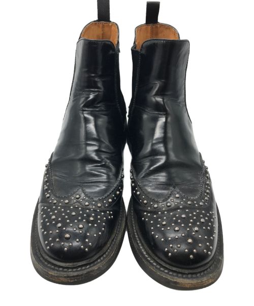 CHURCH'S（チャーチ）CHURCH'S (チャーチ) AURAスタッズウィングチップブーツ ブラウン サイズ:37の古着・服飾アイテム