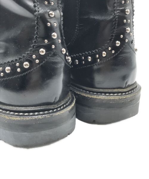 CHURCH'S（チャーチ）CHURCH'S (チャーチ) AURAスタッズウィングチップブーツ ブラウン サイズ:37の古着・服飾アイテム