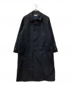 MAISON SPECIALメゾンスペシャル）の古着「Super140s Prime-Over Melton Balmachan Coat」｜ブラック
