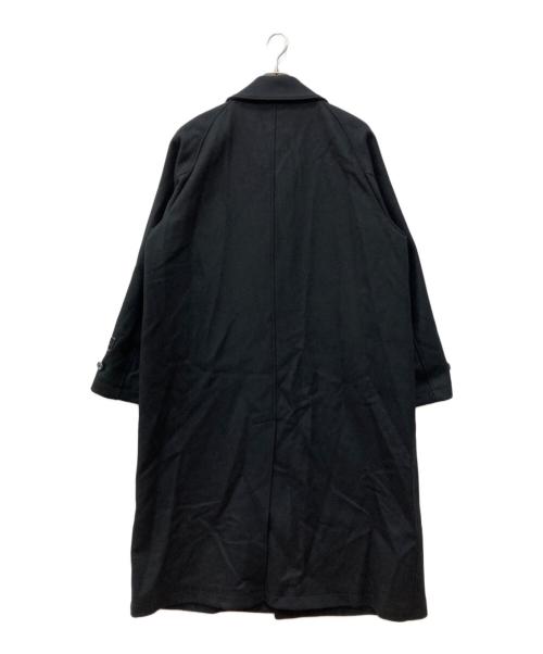 MAISON SPECIAL（メゾンスペシャル）MAISON SPECIAL (メゾンスペシャル) Super140s Prime-Over Melton Balmachan Coat ブラック サイズ:2の古着・服飾アイテム