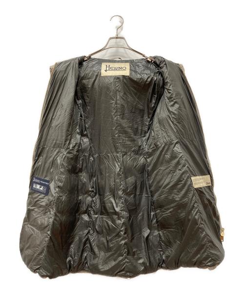 HERNO（ヘルノ）HERNO (ヘルノ) ロングダウンジャケット ブラウン サイズ:42の古着・服飾アイテム