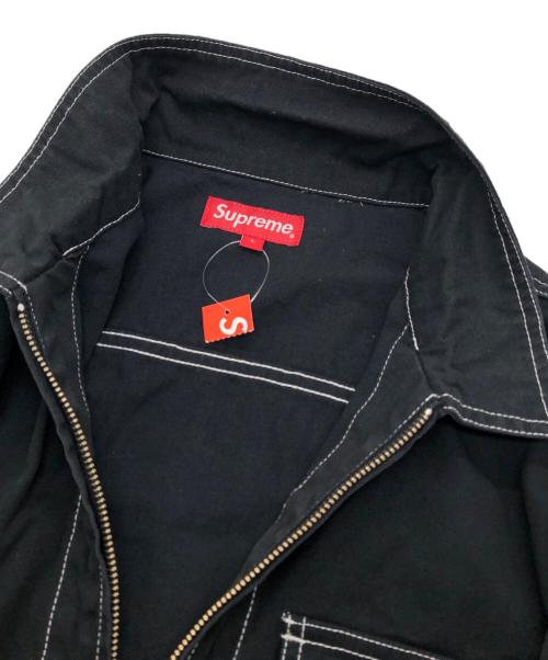 SUPREME（シュプリーム）Supreme (シュプリーム) Contrast Stitch Work Jacket ブラック サイズ:Lの古着・服飾アイテム