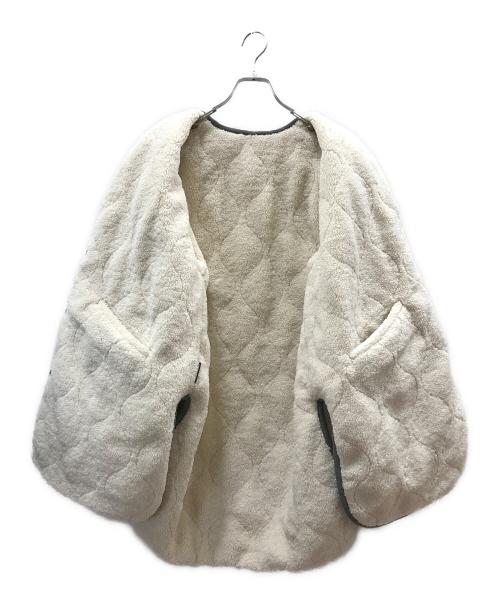 Traditional Weatherwear（トラディショナルウェザーウェア）Traditional Weatherwear (トラディショナルウェザーウェア) リバーシブルQUILT MIDジャケット ベージュ サイズ:Sの古着・服飾アイテム