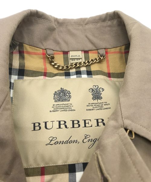 BURBERRY LONDON（バーバリーロンドン）BURBERRY LONDON (バーバリーロンドン) バルマカーンコート ブラウン サイズ:XLの古着・服飾アイテム