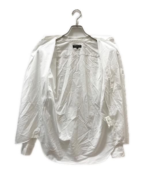COMME des GARCONS HOMME PLUS（コムデギャルソンオムプリュス）COMME des GARCONS HOMME PLUS (コムデギャルソンオムプリュス) 縮絨シャツ ホワイト サイズ:XSの古着・服飾アイテム
