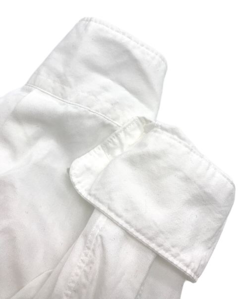 COMME des GARCONS HOMME PLUS（コムデギャルソンオムプリュス）COMME des GARCONS HOMME PLUS (コムデギャルソンオムプリュス) 縮絨シャツ ホワイト サイズ:XSの古着・服飾アイテム
