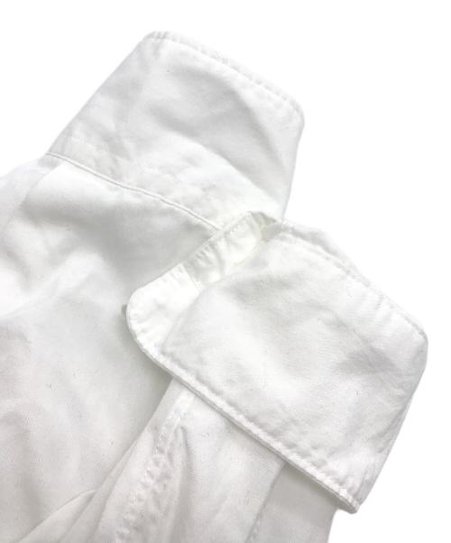 COMME des GARCONS HOMME PLUS（コムデギャルソンオムプリュス）COMME des GARCONS HOMME PLUS (コムデギャルソンオムプリュス) 縮絨シャツ ホワイト サイズ:XSの古着・服飾アイテム