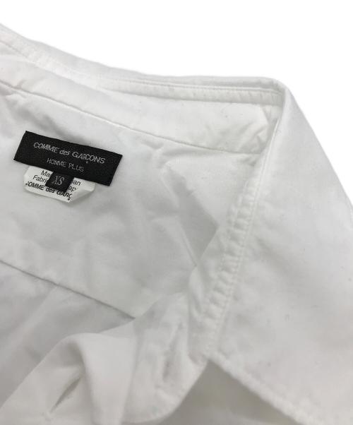 COMME des GARCONS HOMME PLUS（コムデギャルソンオムプリュス）COMME des GARCONS HOMME PLUS (コムデギャルソンオムプリュス) 縮絨シャツ ホワイト サイズ:XSの古着・服飾アイテム