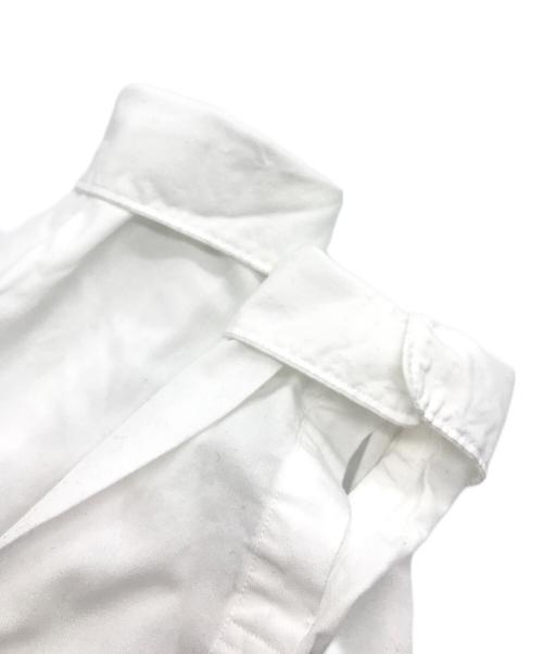 COMME des GARCONS HOMME PLUS（コムデギャルソンオムプリュス）COMME des GARCONS HOMME PLUS (コムデギャルソンオムプリュス) 縮絨シャツ ホワイト サイズ:XSの古着・服飾アイテム