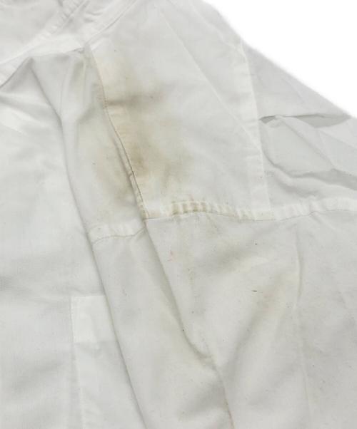 COMME des GARCONS HOMME PLUS（コムデギャルソンオムプリュス）COMME des GARCONS HOMME PLUS (コムデギャルソンオムプリュス) 縮絨シャツ ホワイト サイズ:XSの古着・服飾アイテム