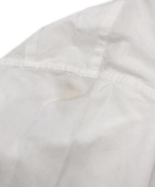 COMME des GARCONS HOMME PLUS（コムデギャルソンオムプリュス）COMME des GARCONS HOMME PLUS (コムデギャルソンオムプリュス) 縮絨シャツ ホワイト サイズ:XSの古着・服飾アイテム