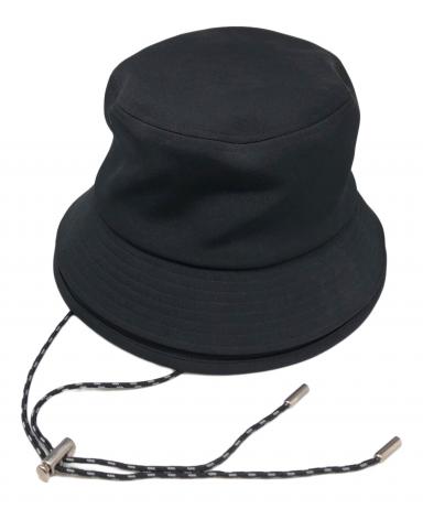 新品未使用　sacai バケットハット 22-0413S size3 サカイ 中古・古着通販】sacai (サカイ) ワイドブリムバケットハット ブラック