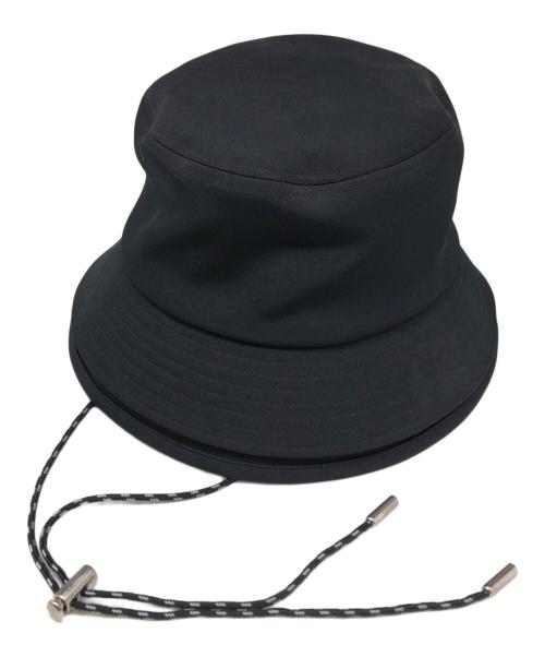 sacai（サカイ）sacai (サカイ) ワイドブリムバケットハット ブラック サイズ:1の古着・服飾アイテム