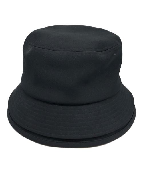 sacai（サカイ）sacai (サカイ) ワイドブリムバケットハット ブラック サイズ:1の古着・服飾アイテム