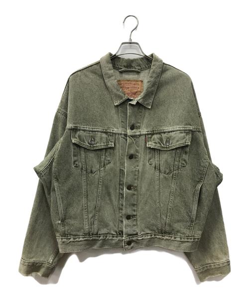 LEVI'S（リーバイス）LEVI'S (リーバイス) デニムジャケット モスグリーン サイズ:Lの古着・服飾アイテム