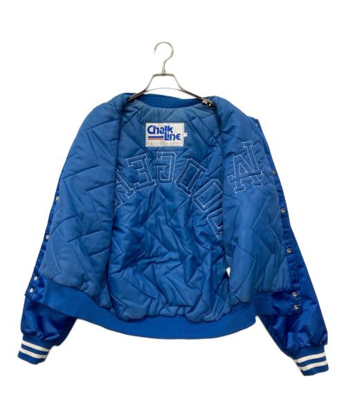 Chalk Line（チョークライン）Chalk Line (チョークライン) LAスタジャン ブルー サイズ:Mの古着・服飾アイテム