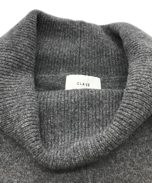 CLANE（クラネ）CLANE (クラネ) OFF SHOULDER KNIT ALL IN ONE グレー サイズ:1 未使用品の古着・服飾アイテム
