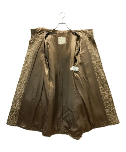 'S Max Mara（エスマックスマーラ）'S Max Mara (エスマックスマーラ) フードツイードコート ベージュ サイズ:40の古着・服飾アイテム