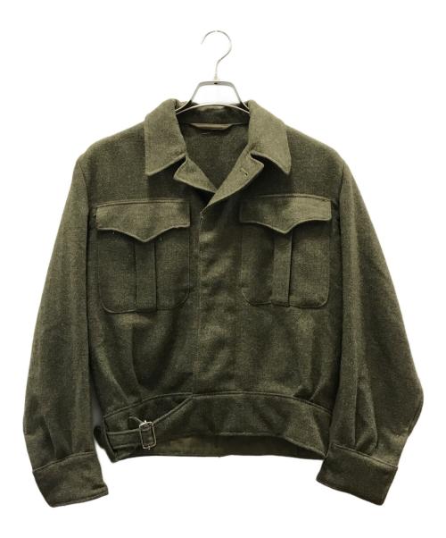 イギリス軍（イギリスグン）イギリス軍 (イギリス軍) P-49 BATTLE DRESS BLOUSE カーキ サイズ:5の古着・服飾アイテム
