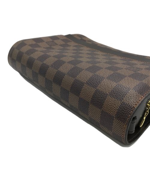 LOUIS VUITTON（ルイ ヴィトン）LOUIS VUITTON (ルイ ヴィトン) ダミエ サンルイ クラッチバッグ ブラウン サイズ:下記参照の古着・服飾アイテム