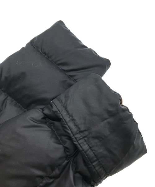 MOORER（ムーレー）MOORER (ムーレー) レイヤードカラー ダウン コート ブラック サイズ:42の古着・服飾アイテム