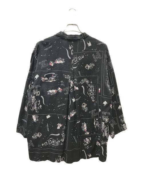 Porter Classic（ポータークラシック）Porter Classic (ポータークラシック) ALOHA LONG SHIRT FRENCH FILM ブラック サイズ:1の古着・服飾アイテム