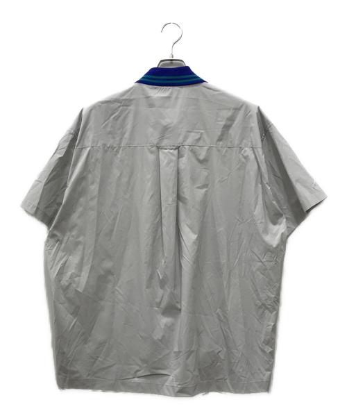 kolor/BEACON（カラービーコン）kolor/BEACON (カラービーコン) Nyストレッチタフタシャツ ベージュ サイズ:Sの古着・服飾アイテム