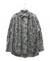 AiE（エーアイイー）の古着「PAINTERフラワープリント長袖ギャザーシャツ」｜グレー