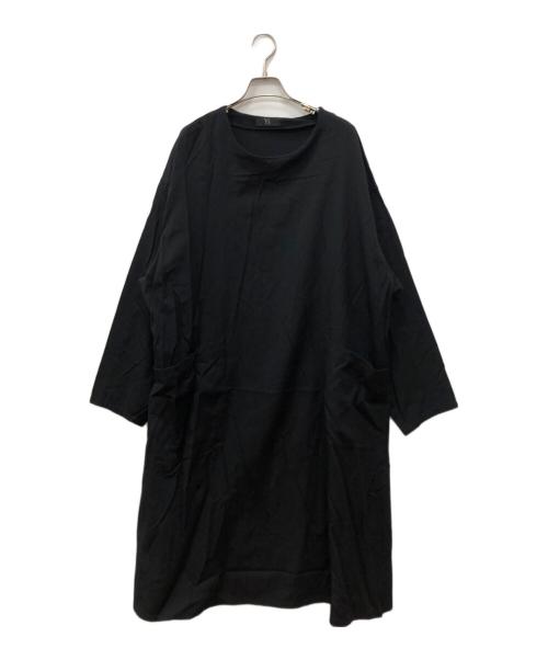 Y's（ワイズ）Y's (ワイズ) フロントWポケットウールワンピース ブラック サイズ:2の古着・服飾アイテム