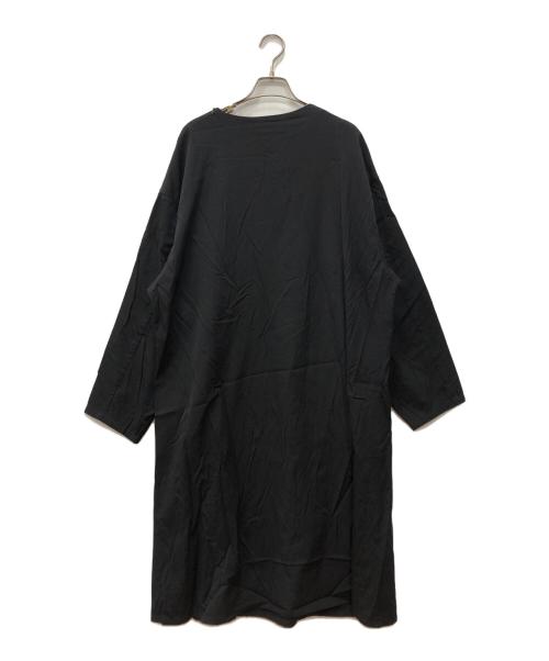 Y's（ワイズ）Y's (ワイズ) フロントWポケットウールワンピース ブラック サイズ:2の古着・服飾アイテム