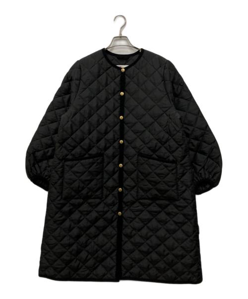 Traditional Weatherwear（トラディショナルウェザーウェア）Traditional Weatherwear (トラディショナルウェザーウェア) ARKLEY LONGパフスリーブキルティングコート ブラック サイズ:XSの古着・服飾アイテム