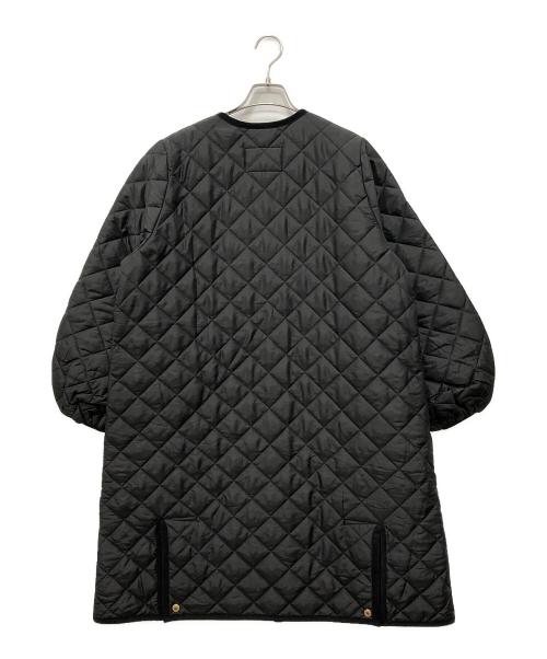 Traditional Weatherwear（トラディショナルウェザーウェア）Traditional Weatherwear (トラディショナルウェザーウェア) ARKLEY LONGパフスリーブキルティングコート ブラック サイズ:XSの古着・服飾アイテム