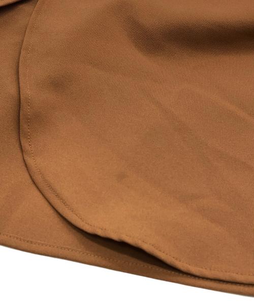 SOEJU（ソージュ）SOEJU (ソージュ) ソフトオックスシャツワンピース ブラウン サイズ:Mの古着・服飾アイテム