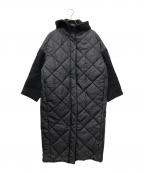 ELENDEEKエレンディーク）の古着「QUILTING STAND HOODIE CT」｜ブラック