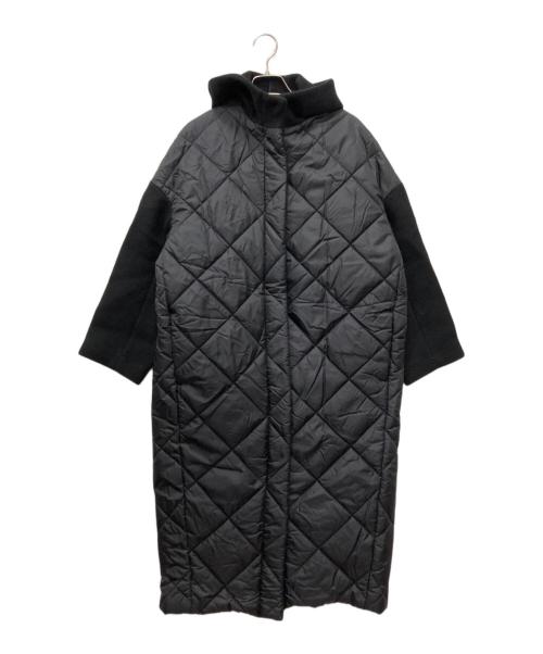 ELENDEEK（エレンディーク）ELENDEEK (エレンディーク) QUILTING STAND HOODIE CT ブラック サイズ:Mの古着・服飾アイテム