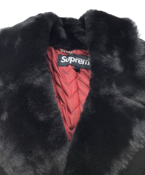 SUPREME（シュプリーム）SUPREME (シュプリーム) Fur Collar Car Coat ブラック サイズ:Lの古着・服飾アイテム