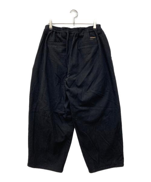 TIGHTBOOTH PRODUCTION（タイトブースプロダクション）TIGHTBOOTH PRODUCTION (タイトブースプロダクション) WOOL BAGGY SLACKS ブラック サイズ:Lの古着・服飾アイテム