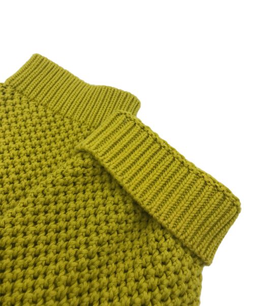 SUPREME（シュプリーム）Supreme (シュプリーム) Open Knit Small Box Sweater イエロー サイズ:Lの古着・服飾アイテム